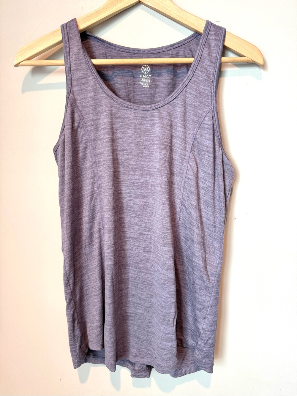 Gaiam Women's Lavender Scoop Neck Workout Active Tank Top